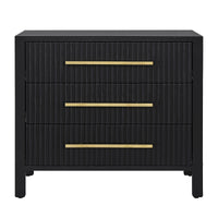 Decoris Bedside Table Large Black