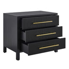 Decoris Bedside Table Large Black