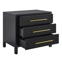 Decoris Bedside Table Large Black