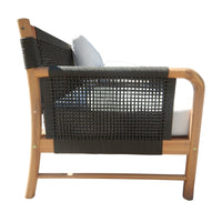 Denpasar 1+2 Seater Outdoor Sofa Lounge Chair Set Solid Acacia Timber Wood Natural