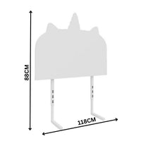 Disney Unicorn Headboard Bedhead White