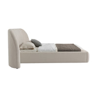Divan Queen Bed Natural Boucle