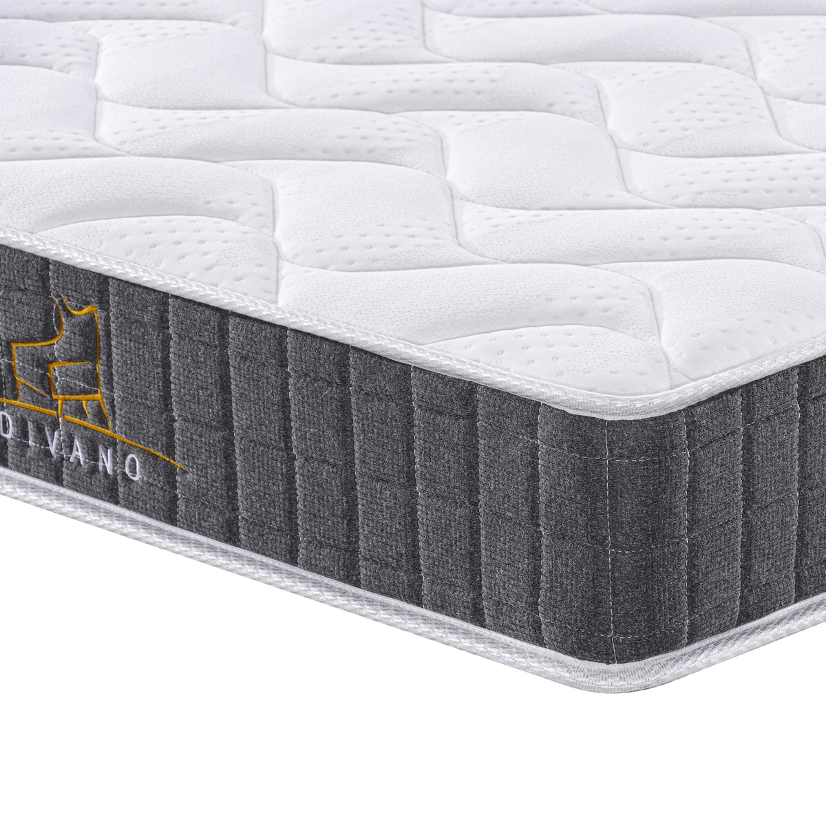 Divano Bedding 16cm Mattress Medium Firm Bonnell Spring Single 