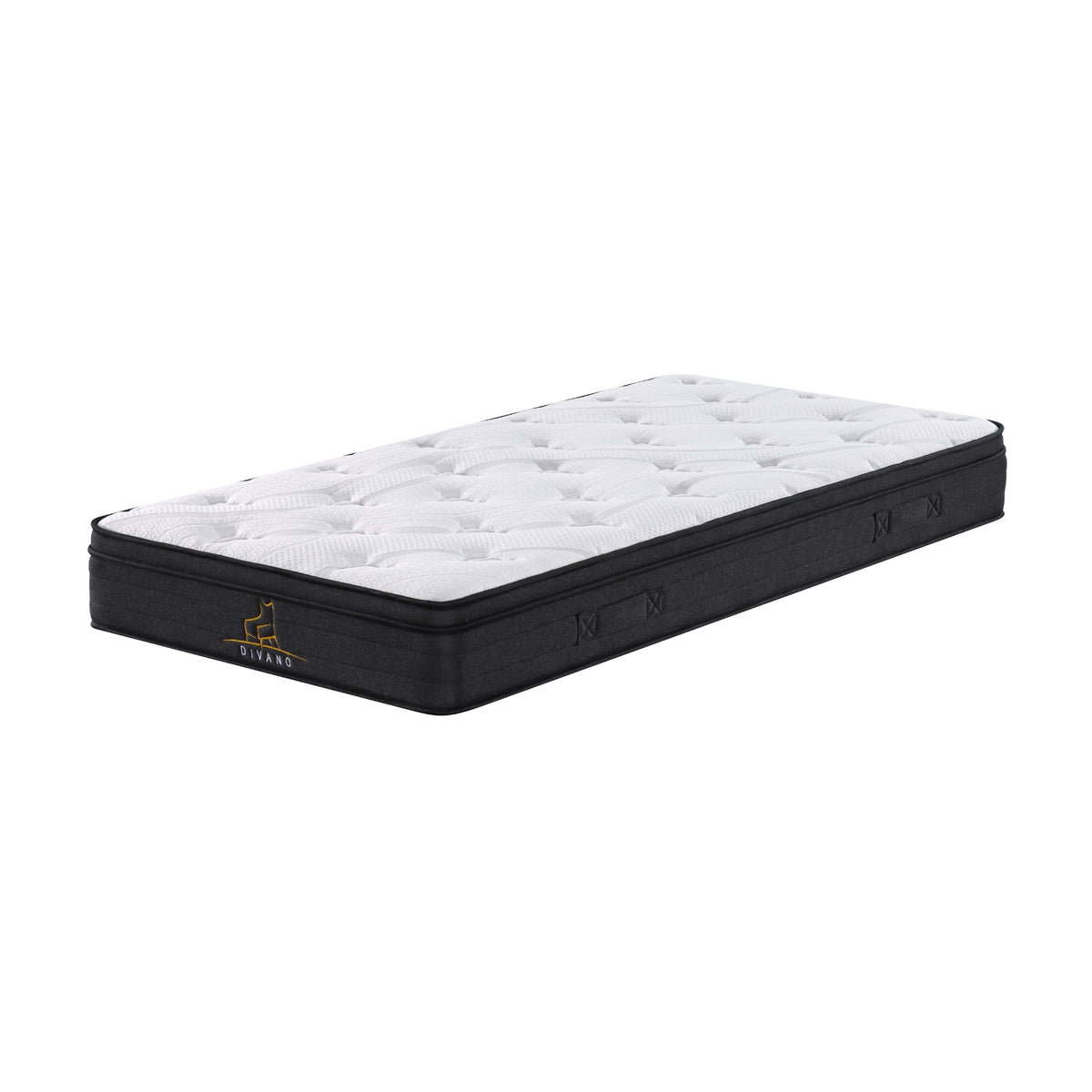 Divano Bedding 21cm Mattress Pillow Top Bonnell Spring Single 