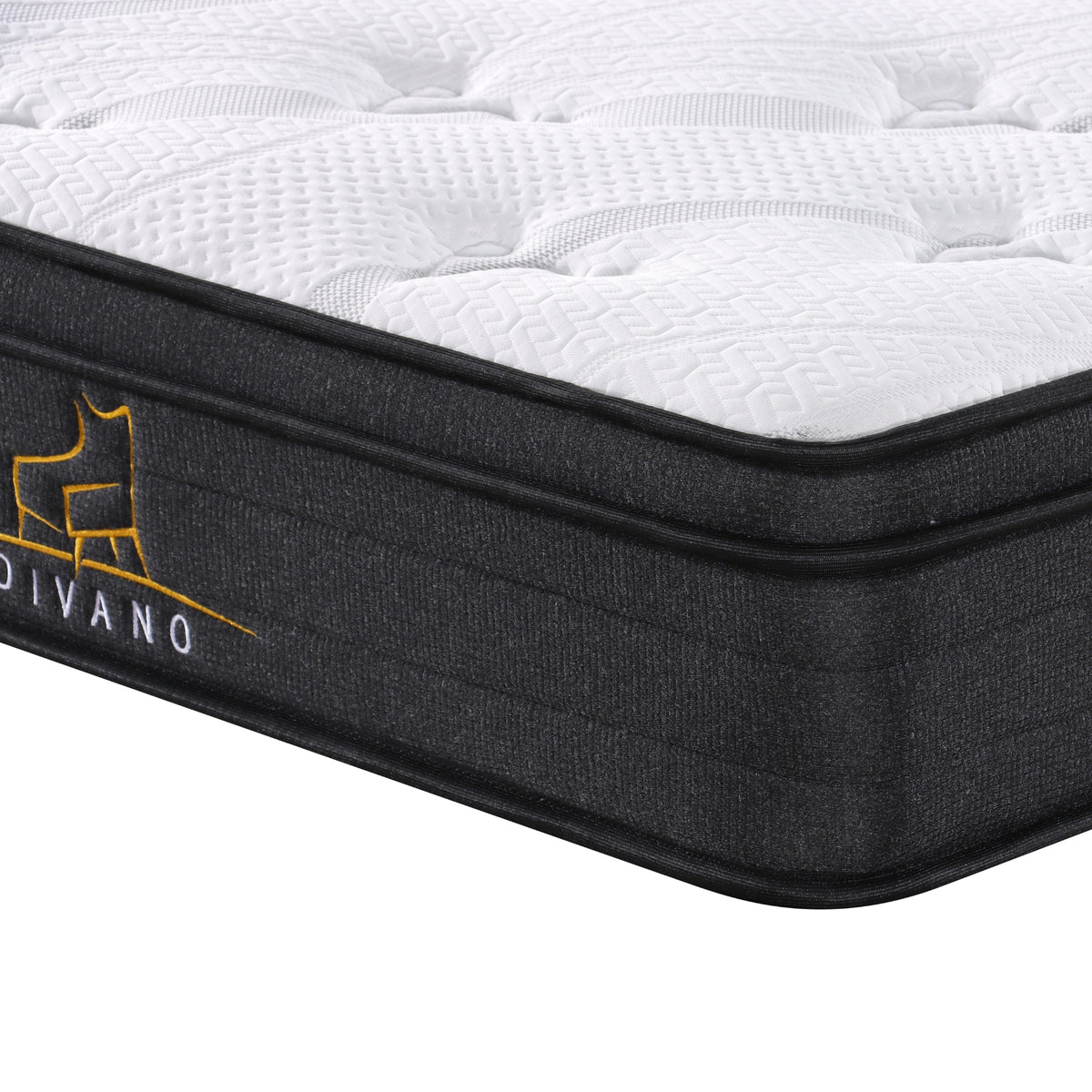 Divano Bedding 21cm Mattress Pillow Top Bonnell Spring Single 