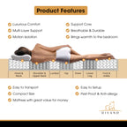 Divano Bedding 34cm Mattress Euro Top Pocket Spring Single 