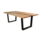 Dori 130cm Coffee Table Black Natural
