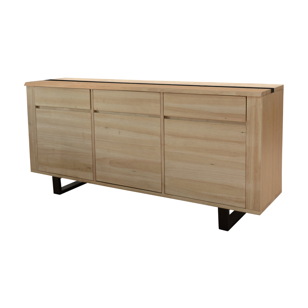 Dori 170cm Buffet Table Black Natural