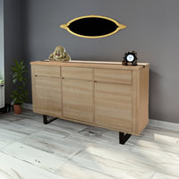 Dori 170cm Buffet Table Black Natural