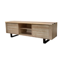 Dori 170cm ETU Entertainment TV Unit Black Natural