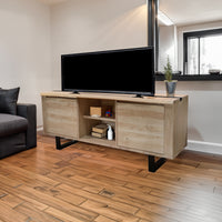Dori 170cm ETU Entertainment TV Unit Black Natural