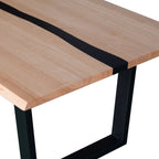 Dori 7pc Dining Table Set 7 Wishbone Chair Natural