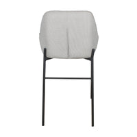 Dorris 2pc Set Bar Chair Barstool Light Grey