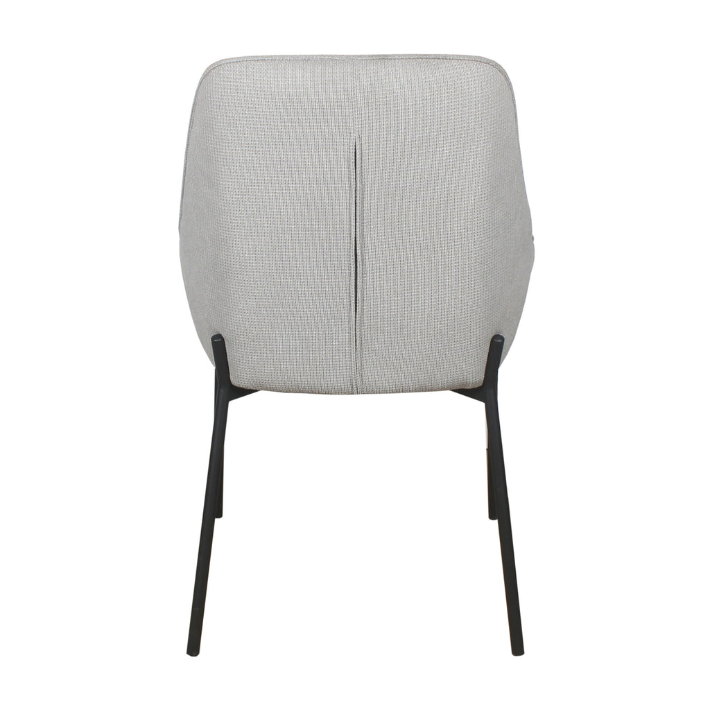 Dorris 2pc Set Dining Chair Light Grey