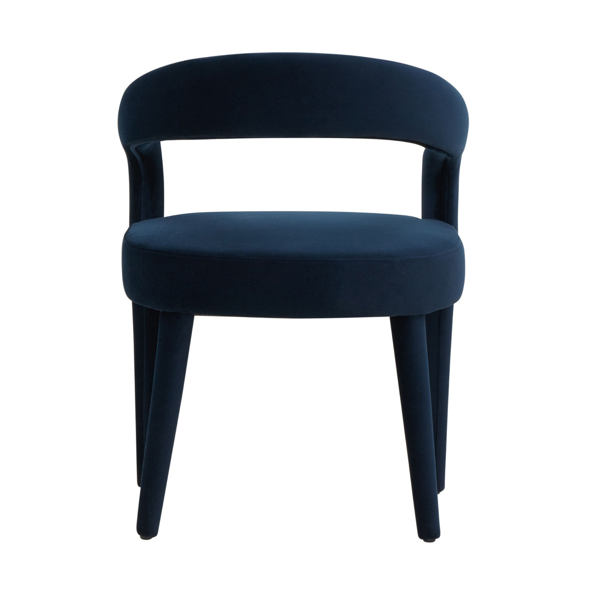 Eisha Velvet Dining Chair Indigo