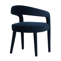 Eisha Velvet Dining Chair Indigo