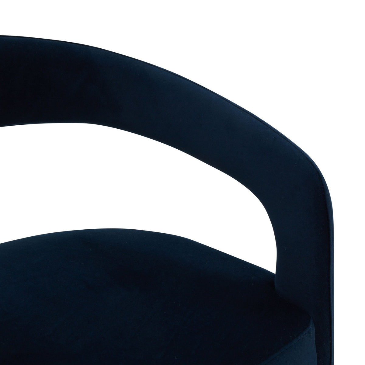 Eisha Velvet Dining Chair Indigo