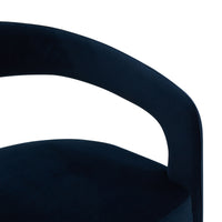 Eisha Velvet Dining Chair Indigo