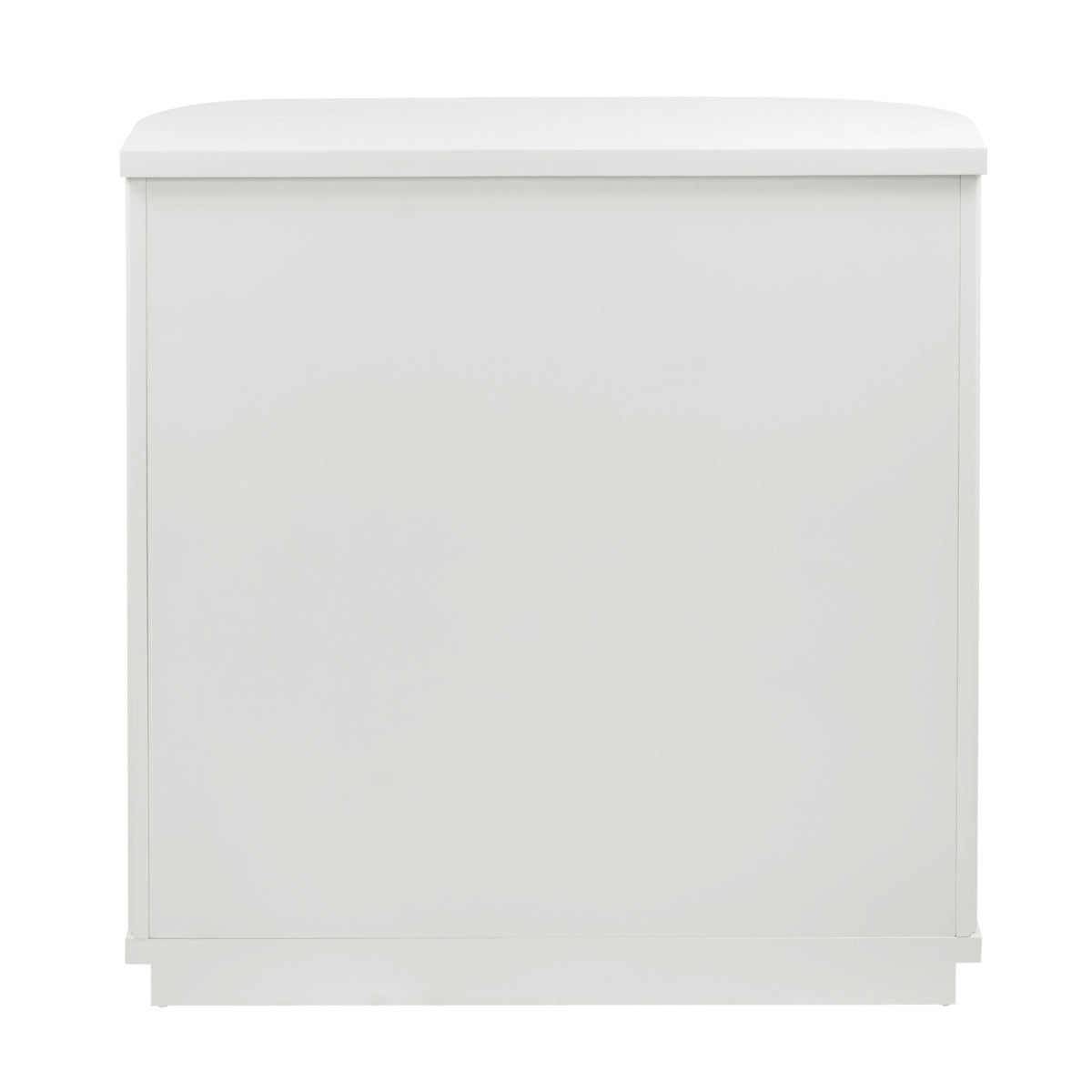 El Nino Flute 100cm Timber Storage Cabinet White