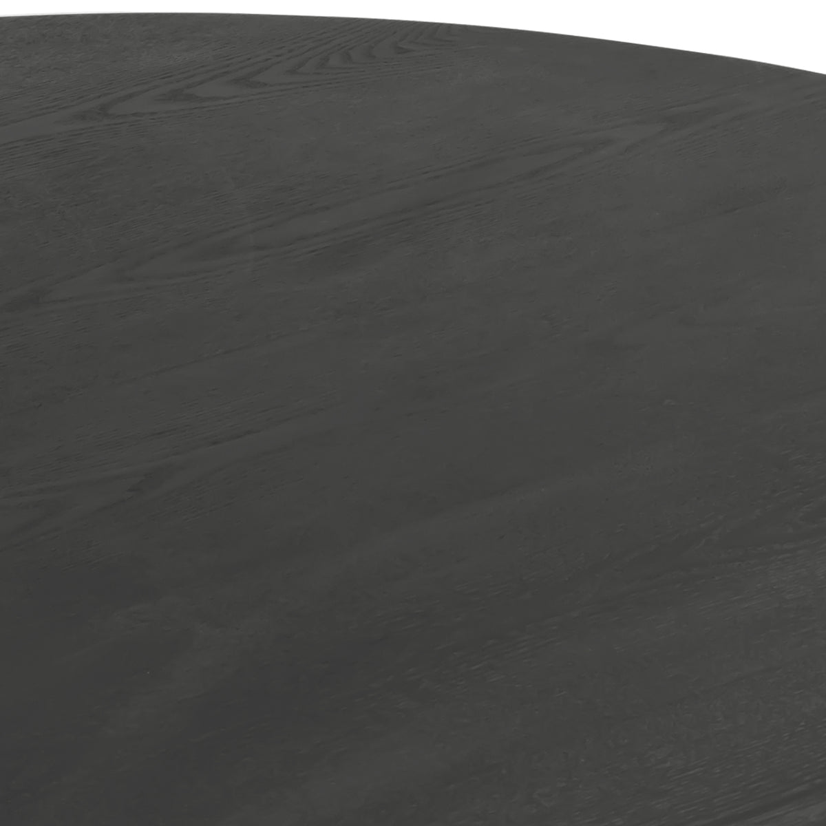 El Nino Flute 120m Round Dining Table Black