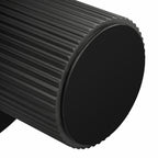El Nino Flute 120m Round Dining Table Black