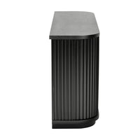 El Nino Flute 160cm Venner Top Buffet Storage Cabinet Black