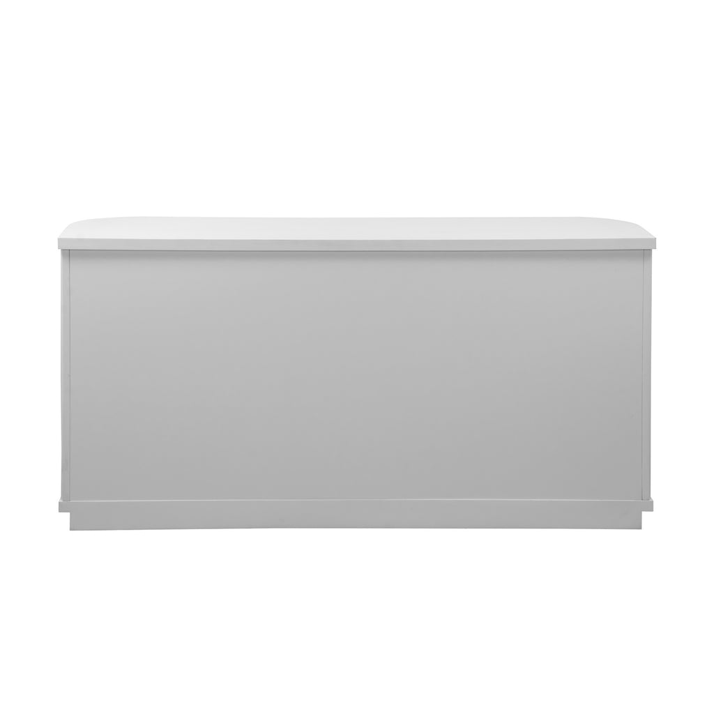 El Nino Flute 160cm Venner Top Buffet Storage Cabinet White