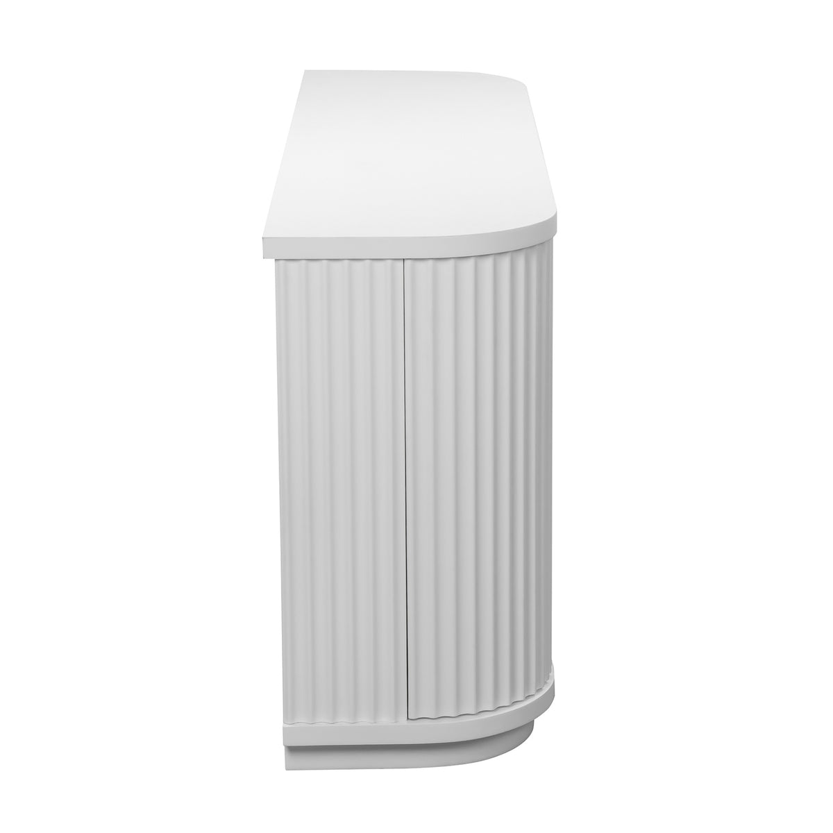 El Nino Flute 160cm Venner Top Buffet Storage Cabinet White
