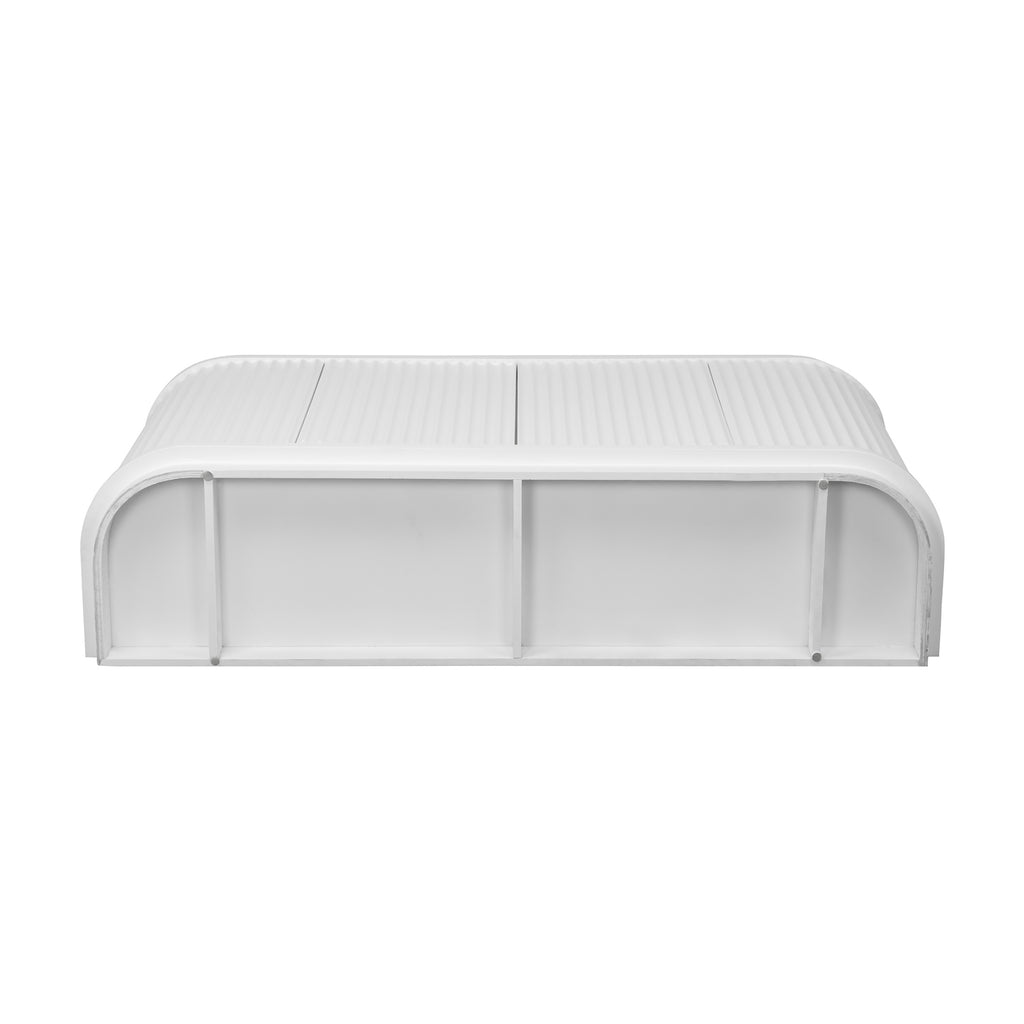 El Nino Flute 160cm Venner Top Buffet Storage Cabinet White