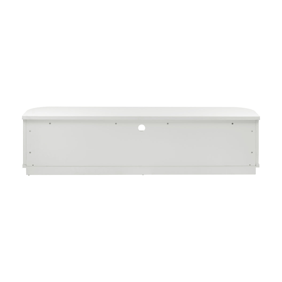El Nino Flute 200cm Veneer Top ETU Entertainment TV Unit White