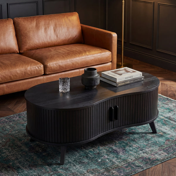 Elbasan 120cm Coffee Table Black