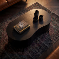 Elbasan 120cm Coffee Table Black