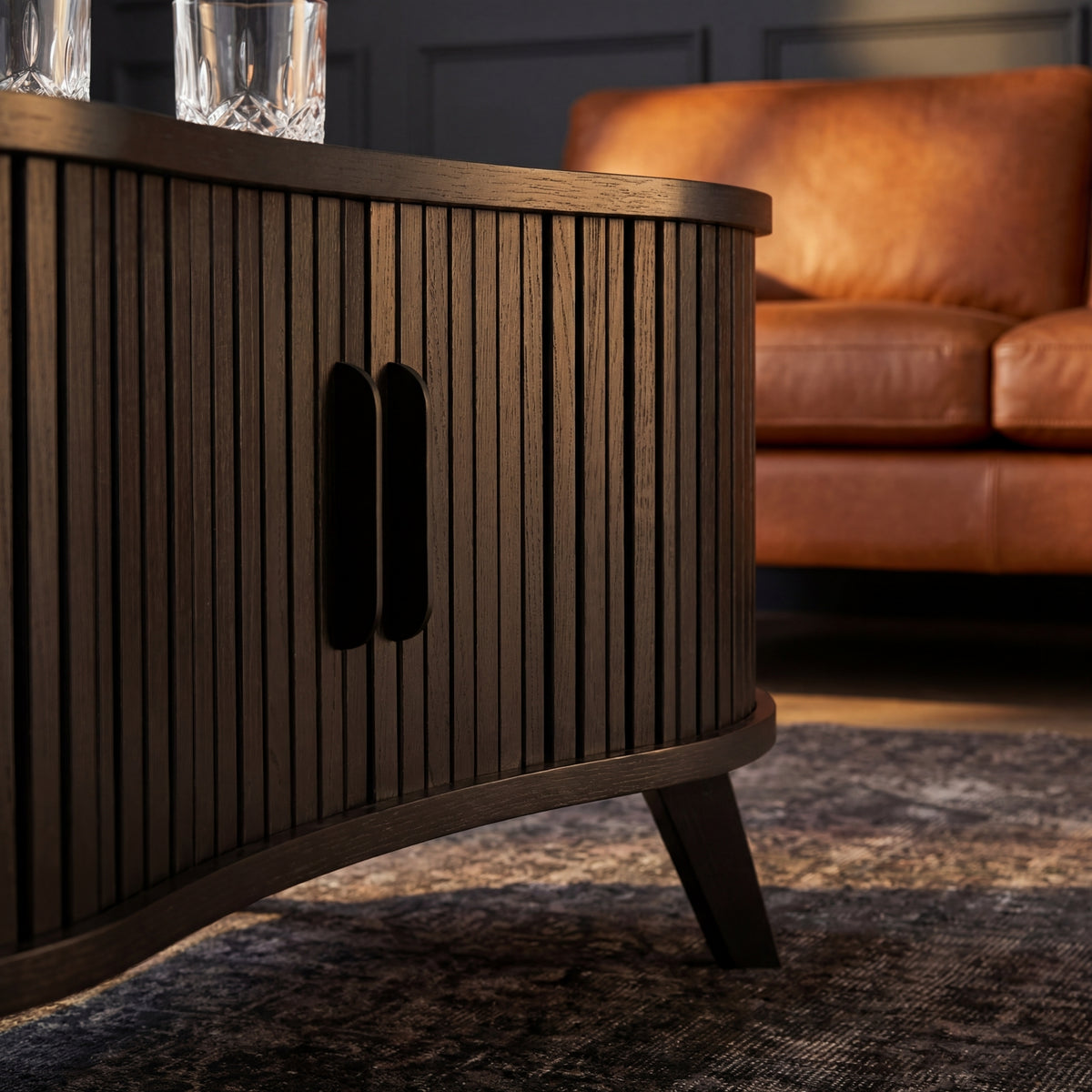 Elbasan 120cm Coffee Table Black
