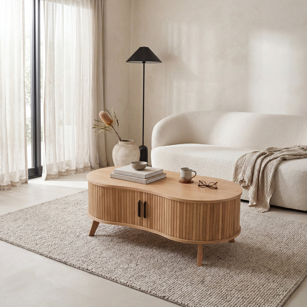 Elbasan 120cm Coffee Table Natural