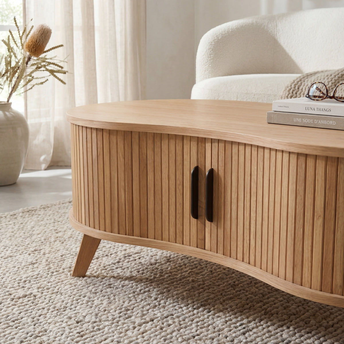 Elbasan 120cm Coffee Table Natural