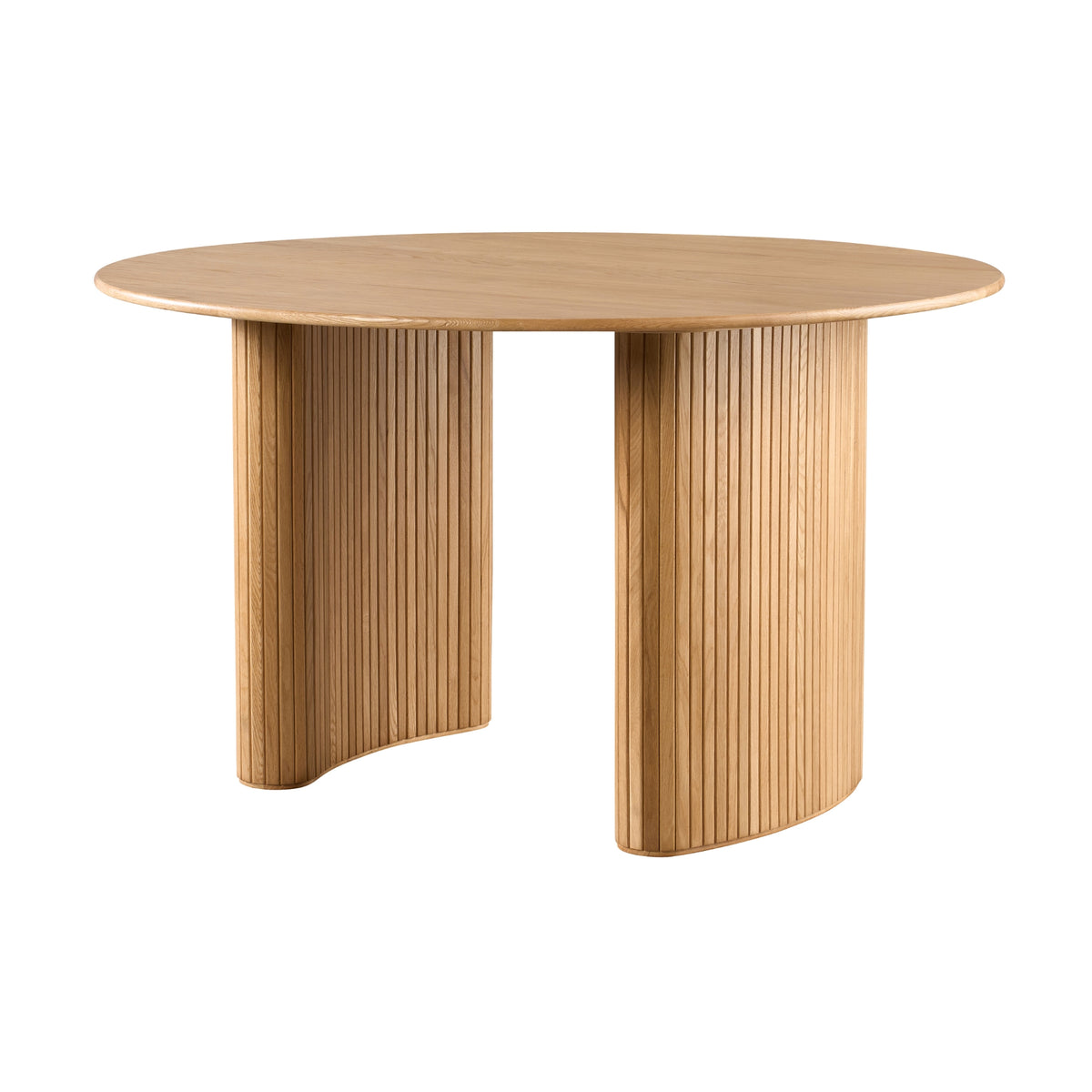 Elbasan 130cm Round Dining Table Natural