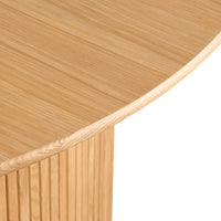 Elbasan 130cm Round Dining Table Natural