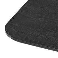 Elbasan 140cm Square Dining Table Black