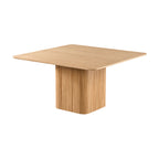 Elbasan 140cm Square Dining Table Natural