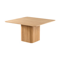 Elbasan 140cm Square Dining Table Natural