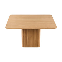 Elbasan 140cm Square Dining Table Natural