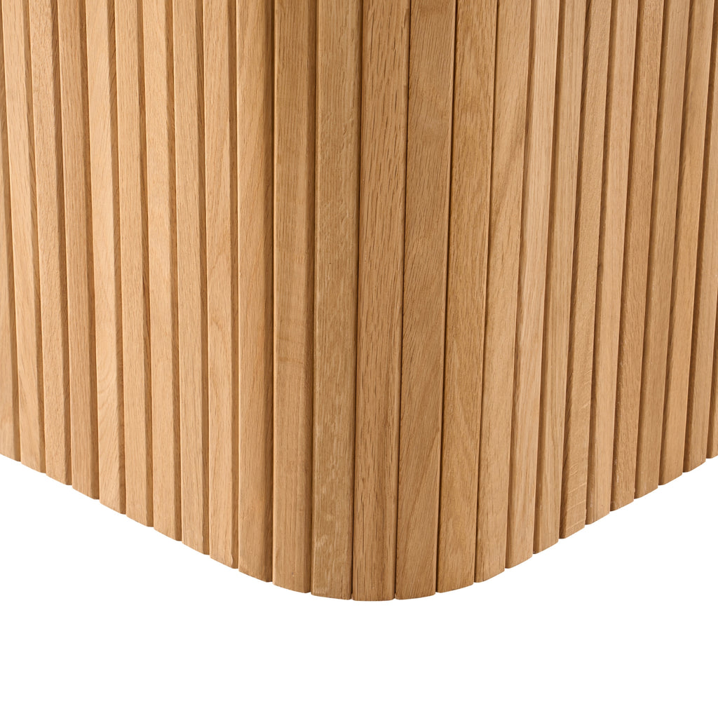 Elbasan 140cm Square Dining Table Natural