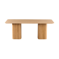Elbasan 200cm Dining Table Natural