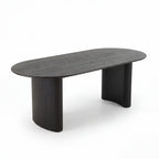 Elbasan 220cm Dining Table Black