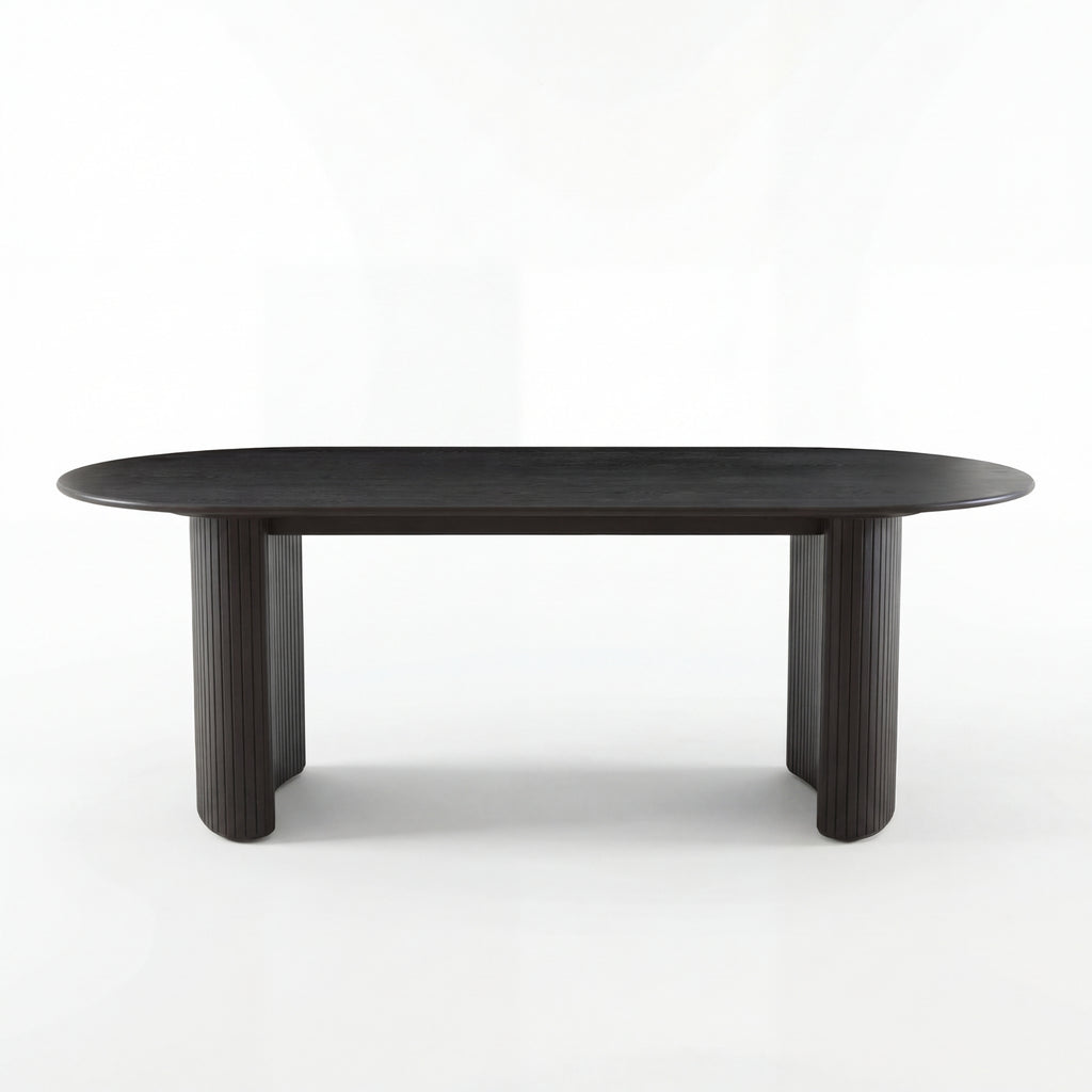 Elbasan 220cm Dining Table Black