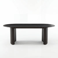 Elbasan 220cm Dining Table Black