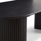 Elbasan 220cm Dining Table Black