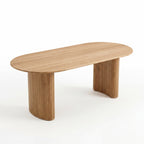 Elbasan 220cm Dining Table Natural