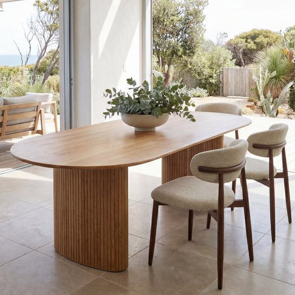 Elbasan 220cm Dining Table Natural