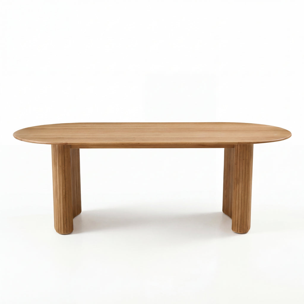 Elbasan 220cm Dining Table Natural